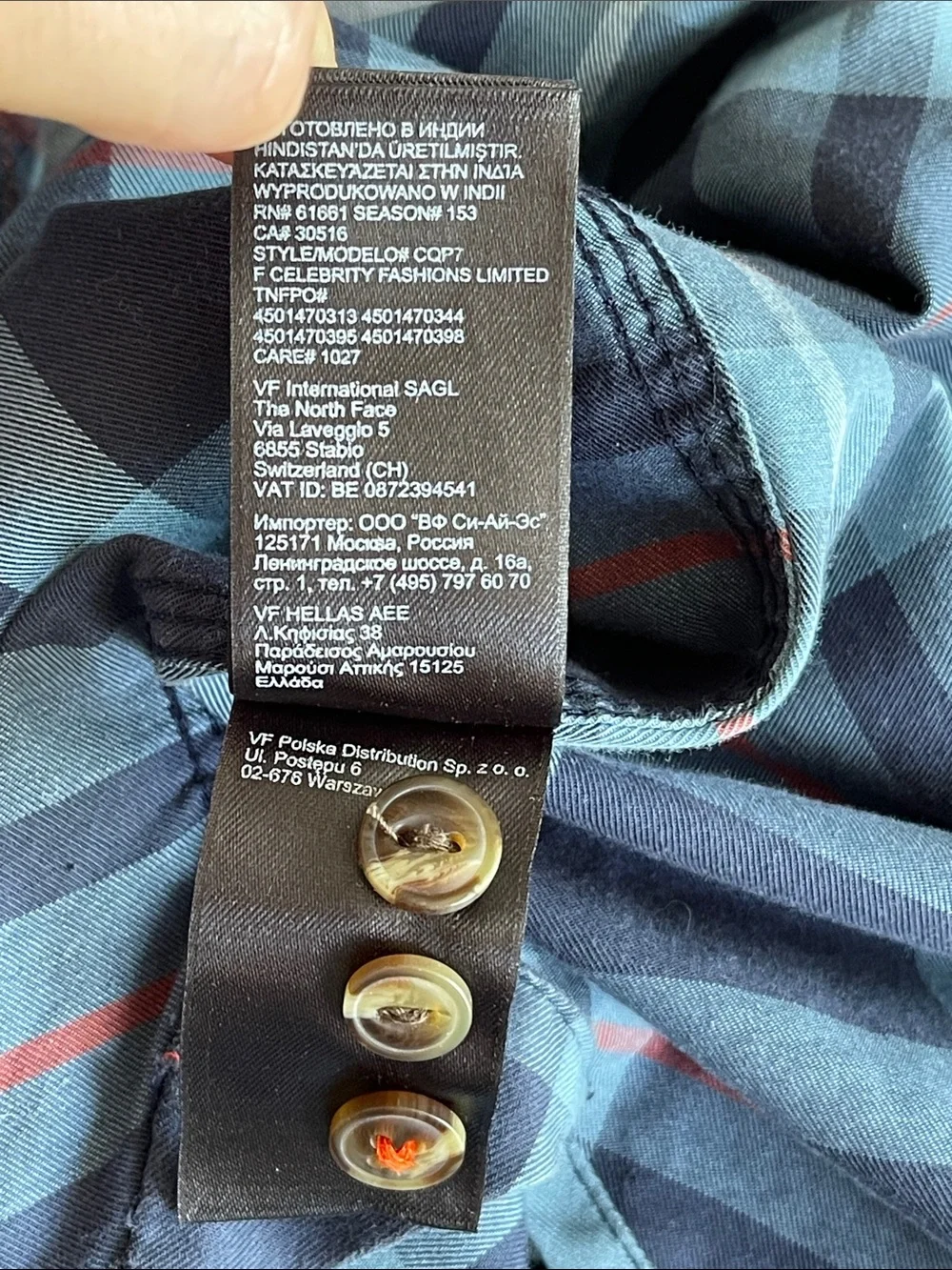 The North Face Boulder George Plaid Button-Down Shirt